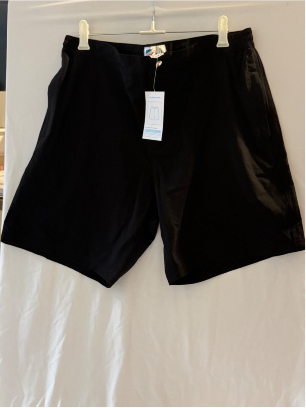 Men's Bermies Performance Shorts Size L Black